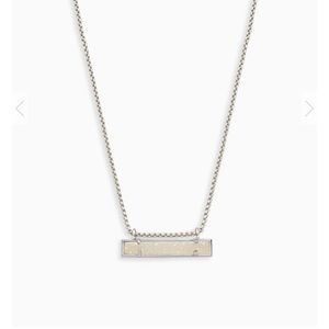 Kendra Scott Leanor Silver Pendant Necklace